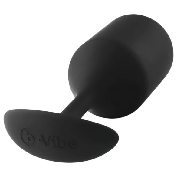 b-vibe - analni čep s dvostrukom kuglicom - 257g - crni