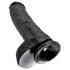 King Cock - Dildo s testisima - 25 cm - crni