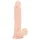 Nature Skin - realistični dildo s vakuum postoljem - prirodni - srednji