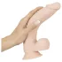 Nature Skin - realistični dildo s vakuum postoljem - prirodni - srednji