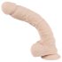 Nature Skin - realistični dildo s vakuumom - veliki (prirodni)