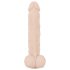 Nature Skin - realistični dildo s vakuumom - veliki (prirodni)