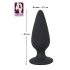 Black Velvets Heavy - analni plug 75g - crna