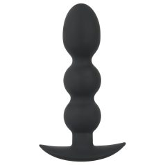   Black Velvets - analni plug s kuglicama - težina 145g - crni