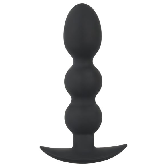 Black Velvets - analni plug s kuglicama - težina 145g - crni