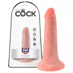 King Cock - dildo realistični - 13 cm - natur