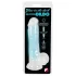 You2Toys Glow in the Dark - dildo s vakuumskom čašom - svijetli - plavi