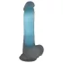You2Toys Glow in the Dark - dildo s vakuumskom čašom - svijetli - plavi