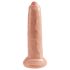 King Cock 9 - realistični dildo (23 cm) - prirodni