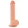 realistixxx - realistični dildo s vakuumskom čašicom (22 cm, prirodna boja)