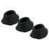 Womanizer Premium M - rezervni set usisnih glavica - crne (3 kom)