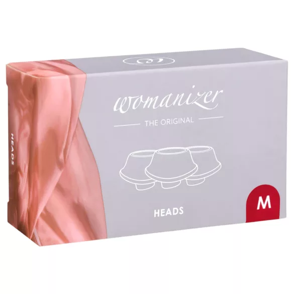 Womanizer Premium M - set zamjenskih usisnih nastavaka - crveni (3 kom)