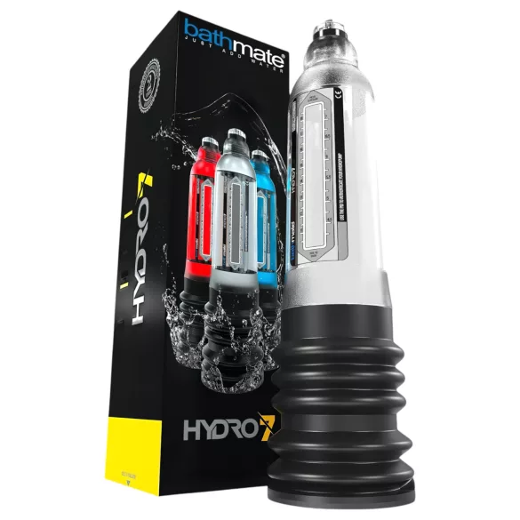 Bathmate Hydro7 - hidraulička pumpa za penis - prozirna