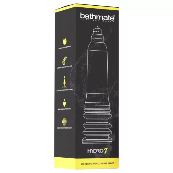 Bathmate Hydro7 - hidraulička pumpa za penis - prozirna