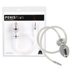   Piss to Ass Plug - šuplji analni čep s dilatatorom za mokraćnu cijev
