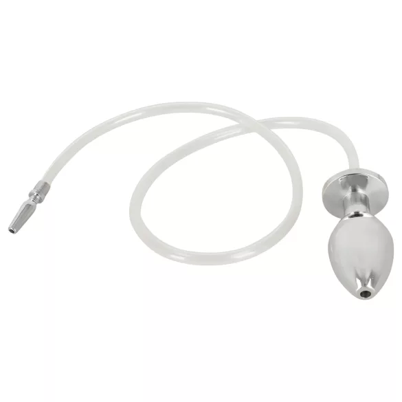 Piss to Ass Plug - šuplji analni čep s dilatatorom za mokraćnu cijev