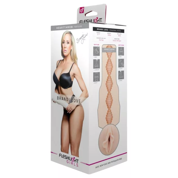Fleshlight Brandi Love Heartthrobe - masturbator vagina - realističan osjećaj