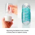 TENGA - masturbator Spinner Tetra - prozirni