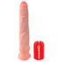King Cock 14 veliki dildo s testisima (35 cm) - prirodna boja