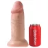 King Cock - Dildo 25 cm - realistični - natual