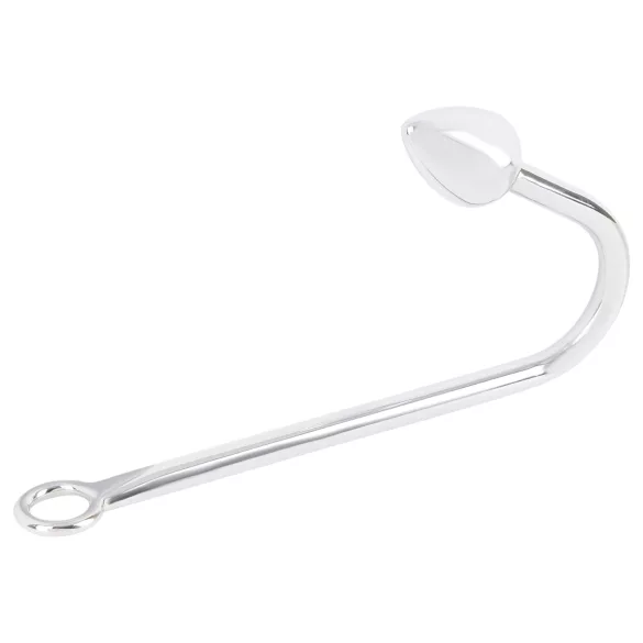 You2Toys - analni čep s kukom od aluminija 179g - srebrna