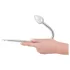 You2Toys - analni čep s kukom od aluminija 179g - srebrna