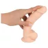 Silexd 7 - dildo s vakuumskom bazom - 17,5 cm - natur