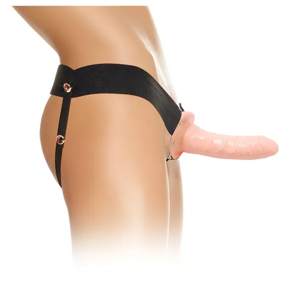 Pipedream - Fetish Strap-On 6 - pripadajući, šuplji dildo (prirodne boje)