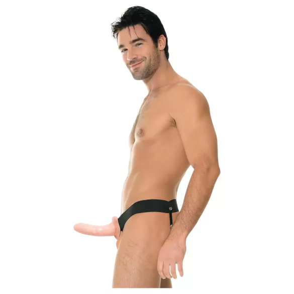 Pipedream - Fetish Strap-On 6 - pripadajući, šuplji dildo (prirodne boje)