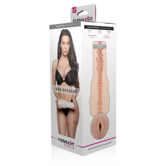 Fleshlight - masturbator realistična vagina - Lana Rhoades Destiny - natur