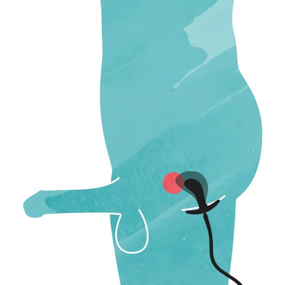 You2Toys - analni čep sa pumpom - crni