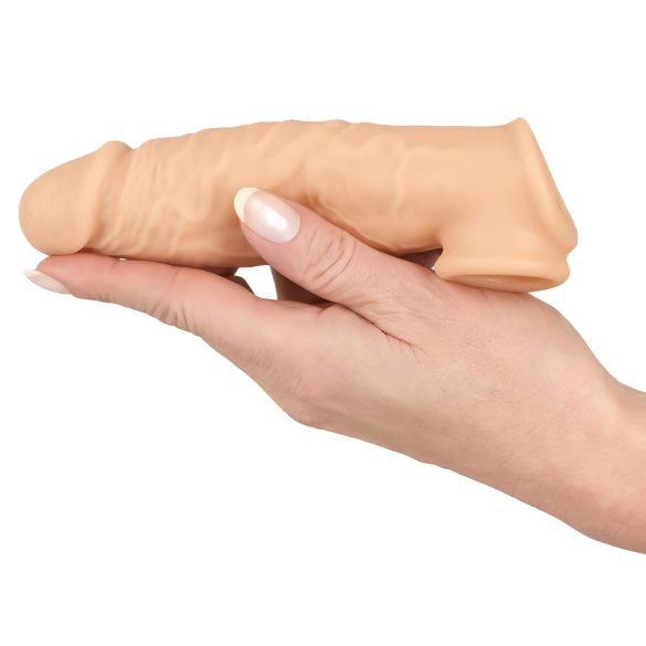 Realistixxx - penis navlaka s prstenom - 16 cm - prirodna boja