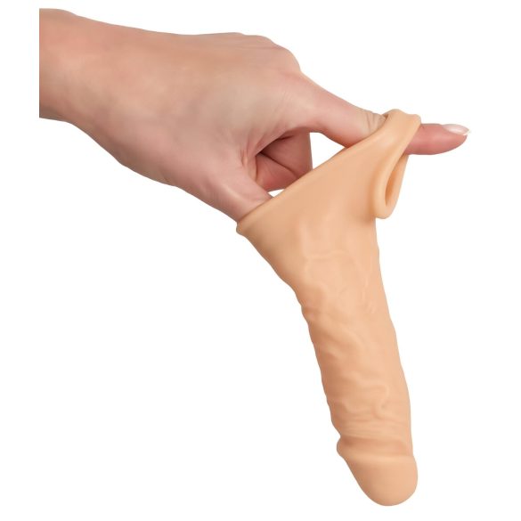 Realistixxx - penis navlaka s prstenom - 16 cm - prirodna boja