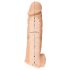 Realistixxx - penis navlaka s prstenom - 16 cm - prirodna boja