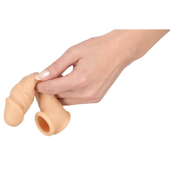 Realistixxx - penis navlaka s prstenom - 16 cm - prirodna boja