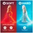 Silexd 7 - dildo s testisima i vakuumskim čepom - 17,5 cm (roza)