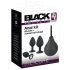 Black Velvets - set analnih čepova - 4 komada - crni