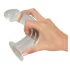 Crystal Clear - analni dildo set - 3 komada - prozirno