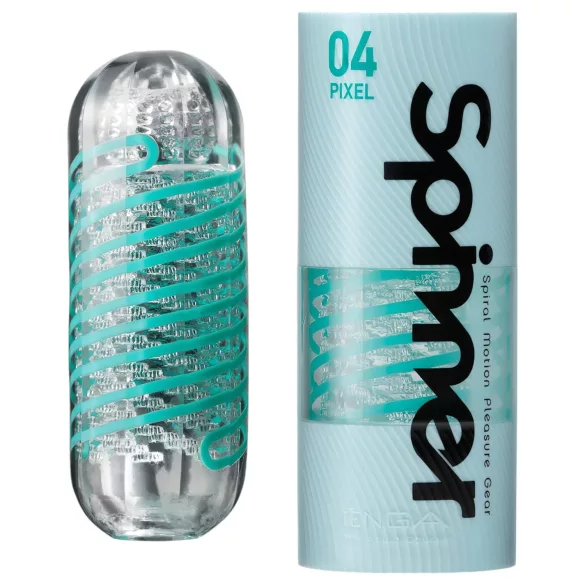 TENGA Spinner Pixel - masturbator (prozirni)