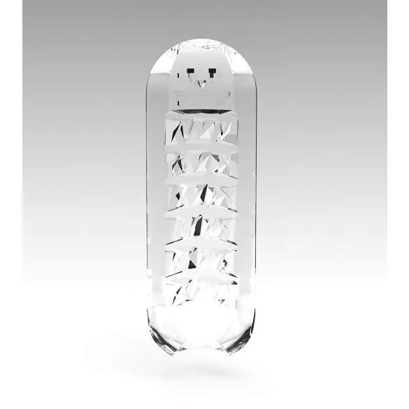 TENGA Spinner Brick - masturbator za muškarce - prozirni