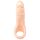 Realistixxx Double F - realistični dildo s prstenom za penis (prirodni)