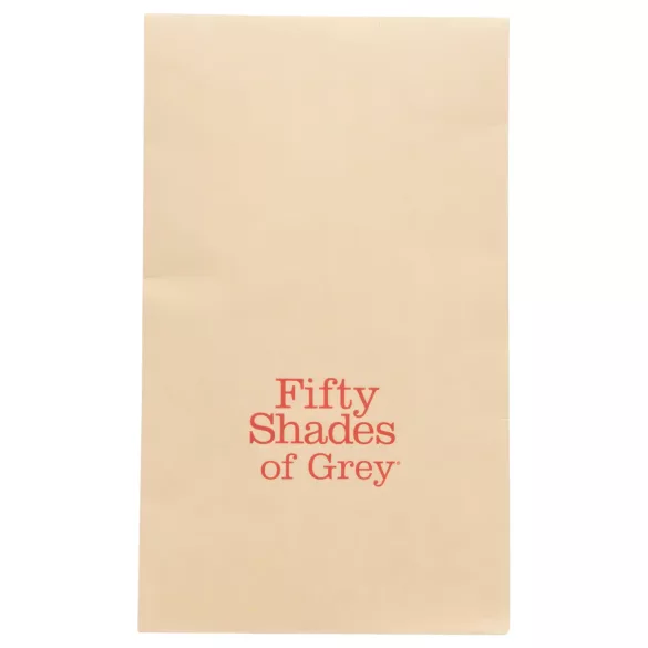 Fifty Shades of Grey - ovratnik i štipaljke za bradavice - crno-crvene