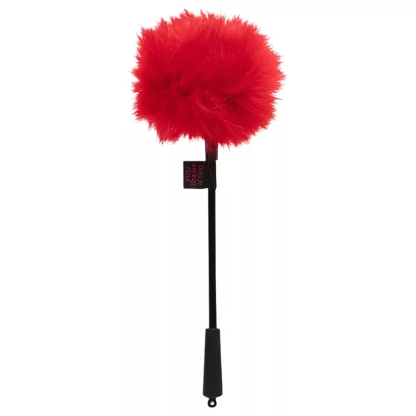 Fifty Shades of Grey - perje za škakljanje - crno-crvena