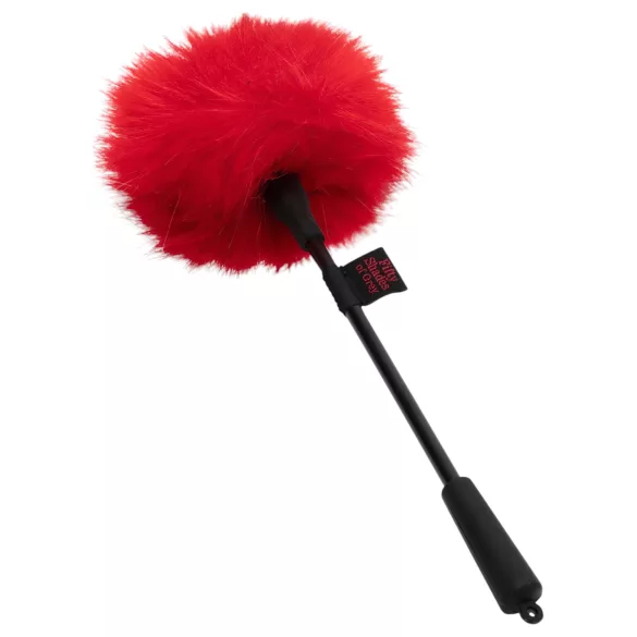 Fifty Shades of Grey - perje za škakljanje - crno-crvena