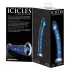 Icicles No. 29 - stakleni dildo za penis - spiralni oblik - plava