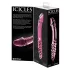 Icicles No. 57 - dvostrani dildo s penisom - staklo - roza