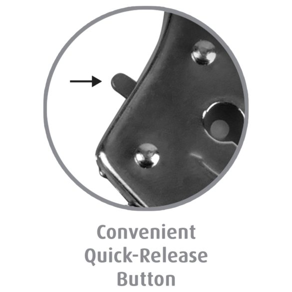 Fetish Fantasy - metalne lisice - srebrna