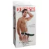 Pipedream Fetish Strap-On 8 - pričvrstivi, šuplji vibrator (crni)