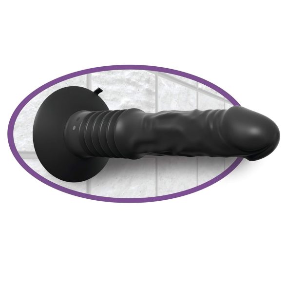 Analfantasy - analni vibrator s baterijom - crni
