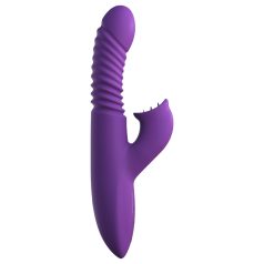   Fantasy For Her - vibrator s funkcijom guranja i grijanja 3u1 - ljubičasti